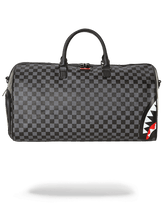SHARKS IN PARIS (BLACK CHECKERED EDITION) DUFFLE