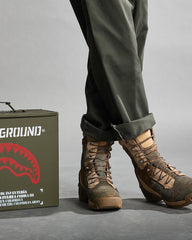 CAMO TERRAIN FUERZA COBRA PARATROOPER BOOTS - MADE IN COLOMBIA NUMBERED 1/280 PAIRS